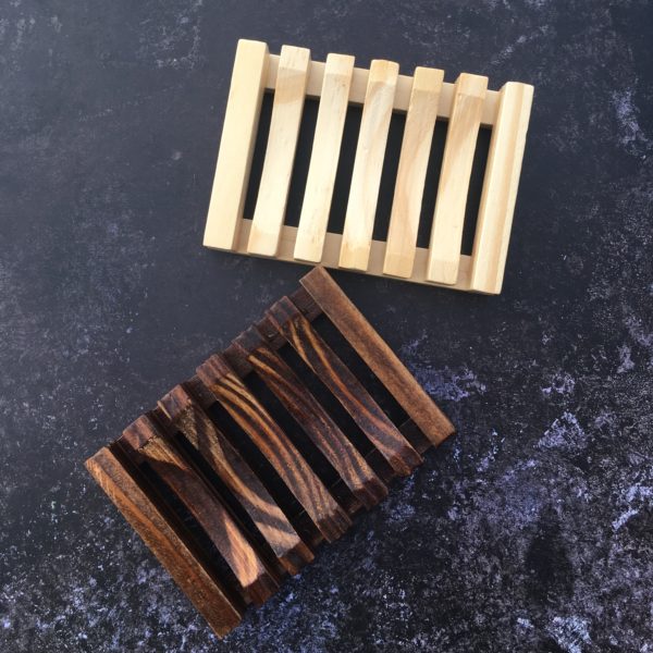 wooden soap dish