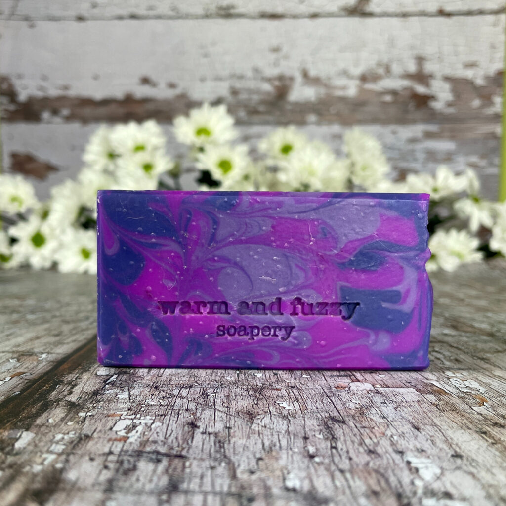 purple soap